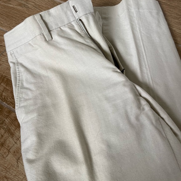 J. Crew Men's Cream Chinos - Picture 3 of 4
